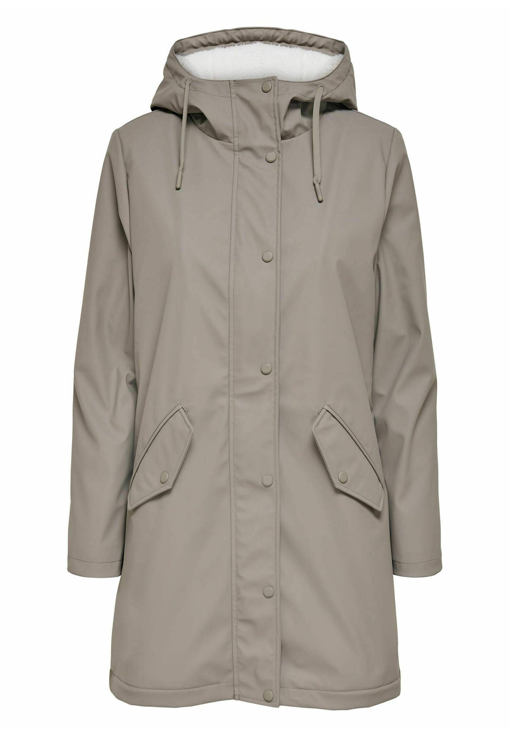 parka style raincoat
