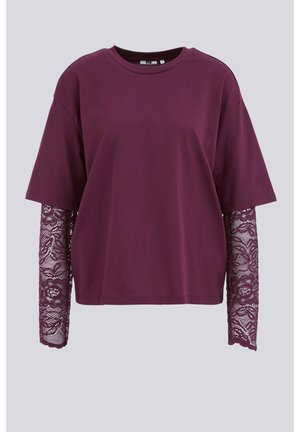 WE Fashion, WE FASHION - T-Shirt basic - aubergine