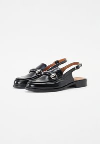 Billi Bi A8430 - Ballerina med hælstøtte - black naplack