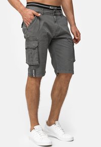 INDICODE JEANS CARGO COEUR - Short - pewter