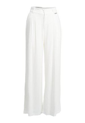 INFLUENCER, TAILORED WIDE - Pantalon classique - white
