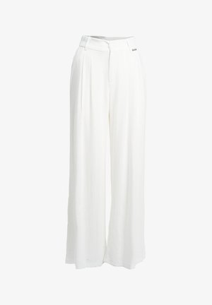 INFLUENCER, TAILORED WIDE - Pantalon classique - white