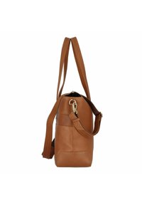 Plevier EDGE  RFID SCHUTZ LAPTOPFACH - Aktetas - cognac