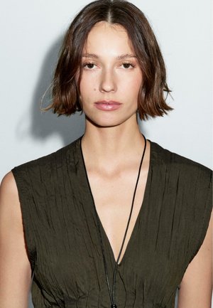 CREASED-EFFECT  - Robe de jour - dark green