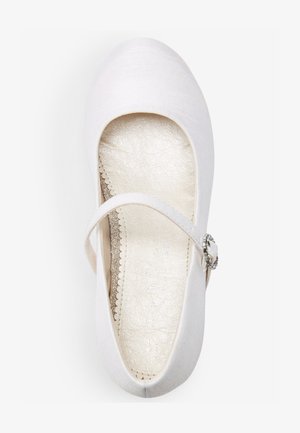 OCCASION GLITTER HEEL MARY JANE - Ballerina's met enkelbandjes - off-white