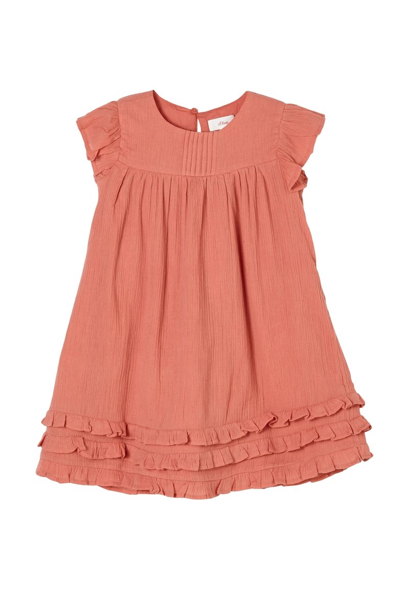 Kinder Freizeitkleider | s.Oliver STUFEN Freizeitkleid light red/lachs - TU99707 Kinder Freizeitkleider | s.Oliver STUFEN Freizeitkleid light red/lachs - TU99707