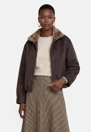 zero, Vinterjakker - dark brown melange