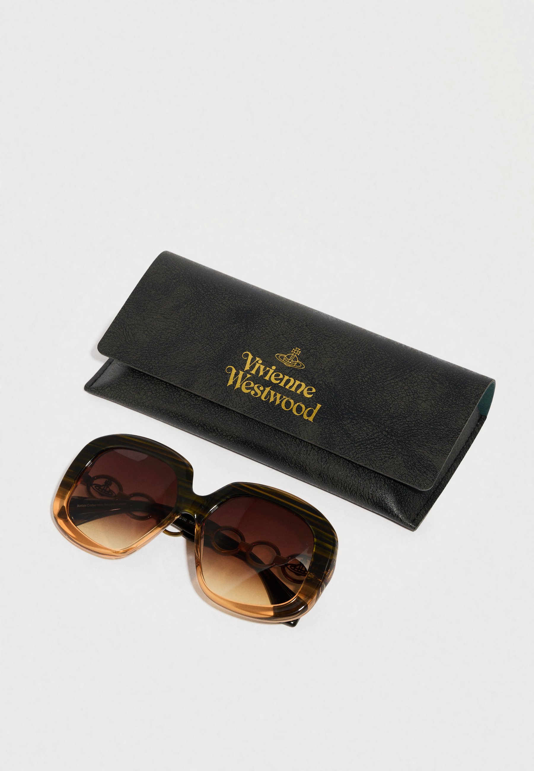 Vivienne Westwood BALMORAL - Sunglasses - gloss horn/brown - Zalando