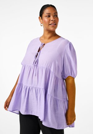 Zizzi MIT A-LINIE UND RELEMENT - Tunika - sand verbena