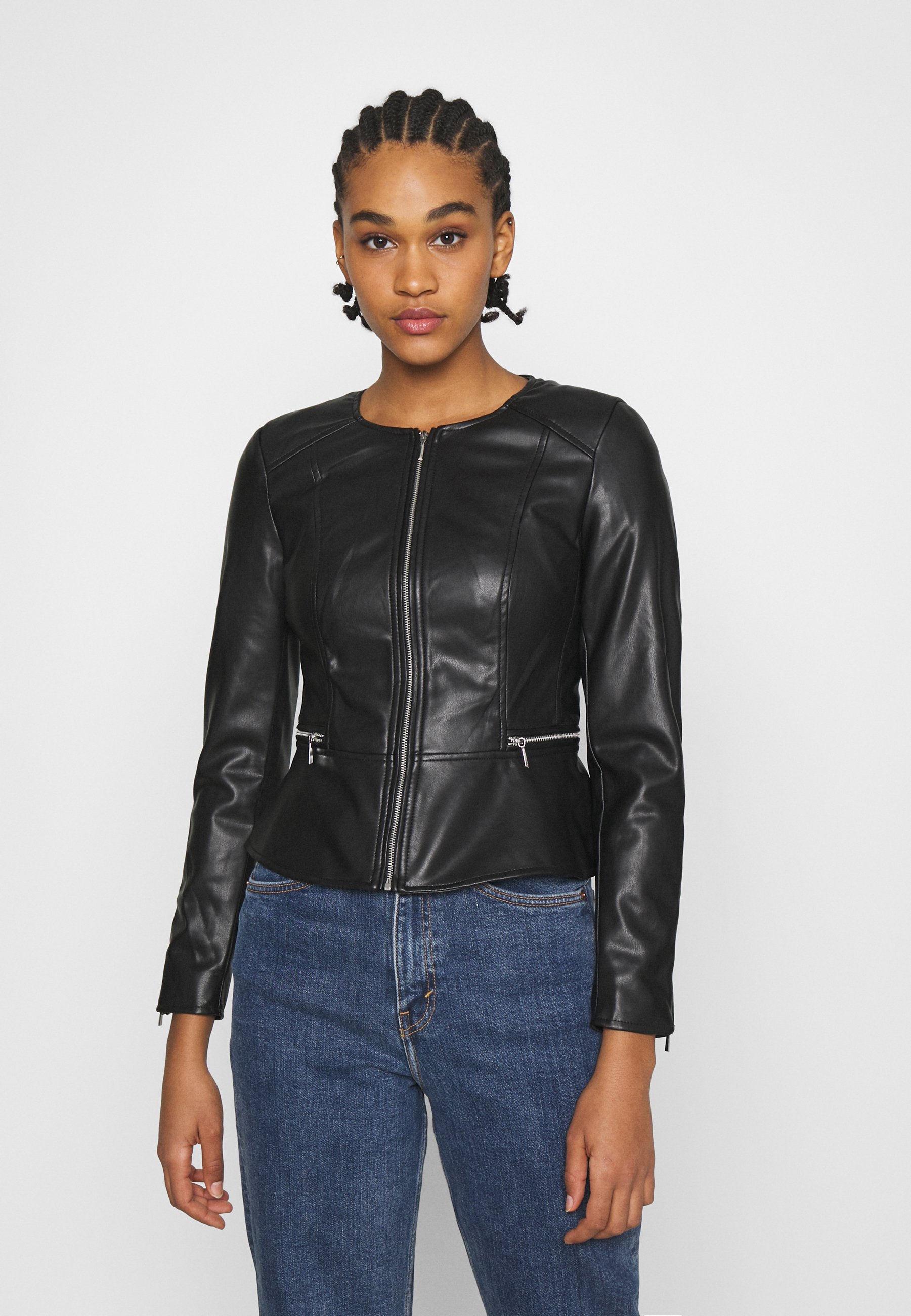 ONLY Bomber Jacket ONLJENNY – Giacca Oversize In Nylon Con Cappuccio – Colore Chinchilla – Taglia M – Tasche Laterali E Cerniera