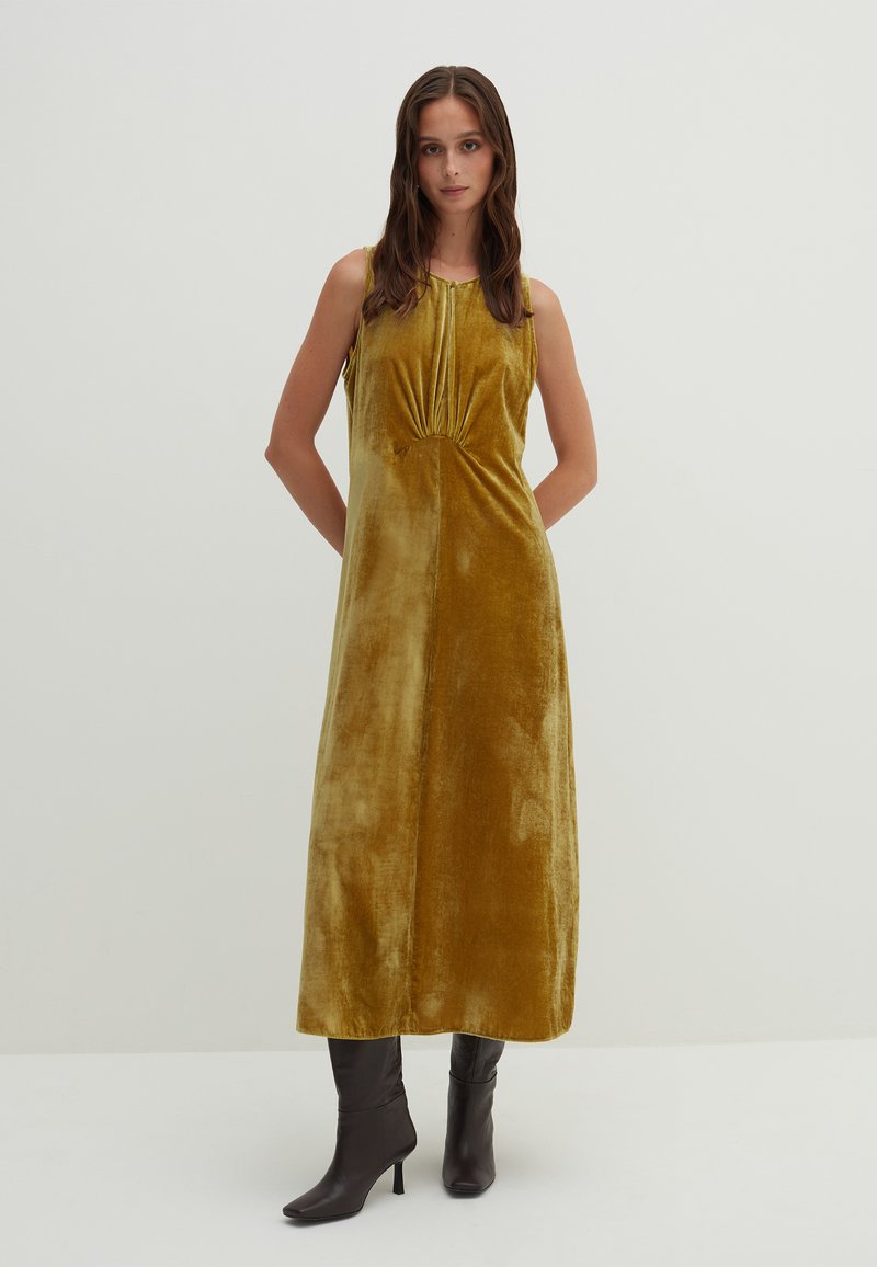 Stefanel Jurk lichtgeel Stefanel Jurk lichtgeel