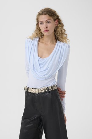 LAILY - Tops ar garām piedurknēm - blue finch