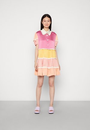 SUNBEAM TIERED MINI DRESS - Paitamekko - multi