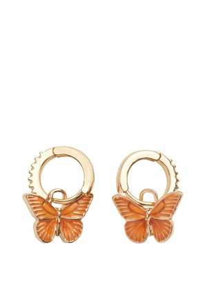 BUTTERFLY HUGGIE - Ohrringe - orange