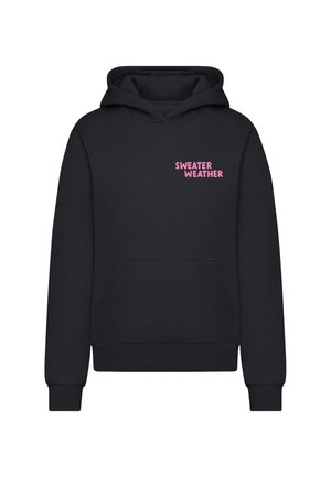 Mister Tee, SWEATER WEATHER FLUFFY HOODY - Huppari - black