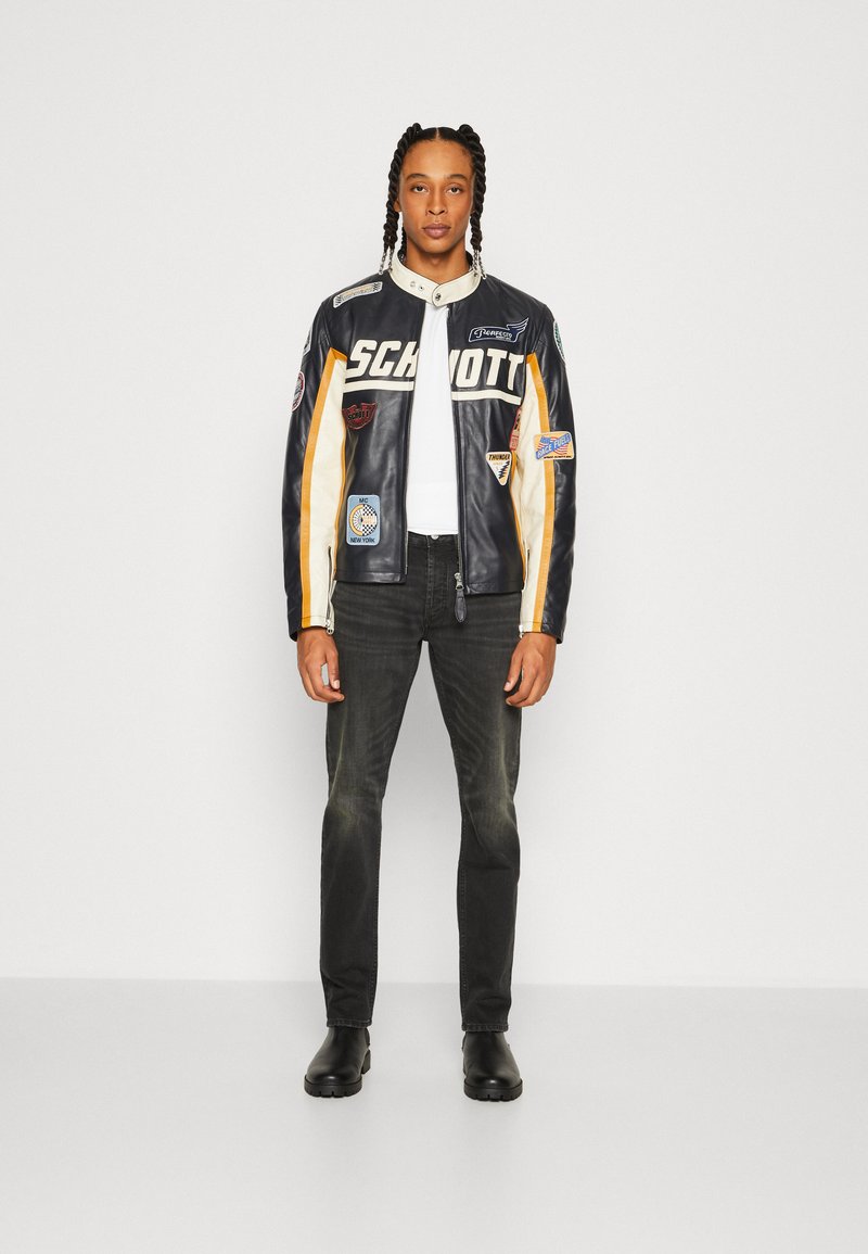Denham RIDGE - Straight leg jeans - black denim - Zalando