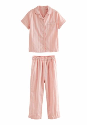 BUTTON THROUGH - REGULAR FIT - Yöasusetti - pink stripe