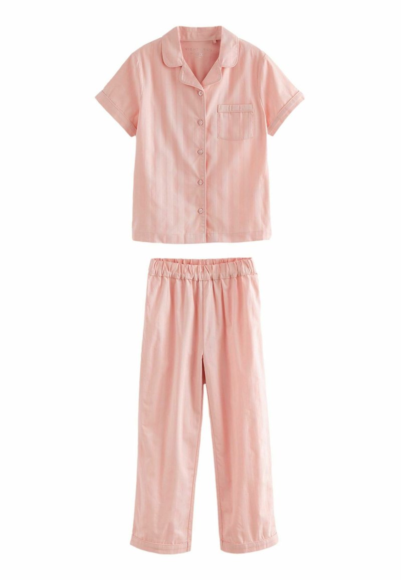 Next - BUTTON THROUGH - REGULAR FIT - Pyjama set - pink stripe, Enlarge