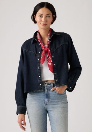 Levi's® LOGAN TENCEL SHACKET - Välikausitakki - tencel dark nights