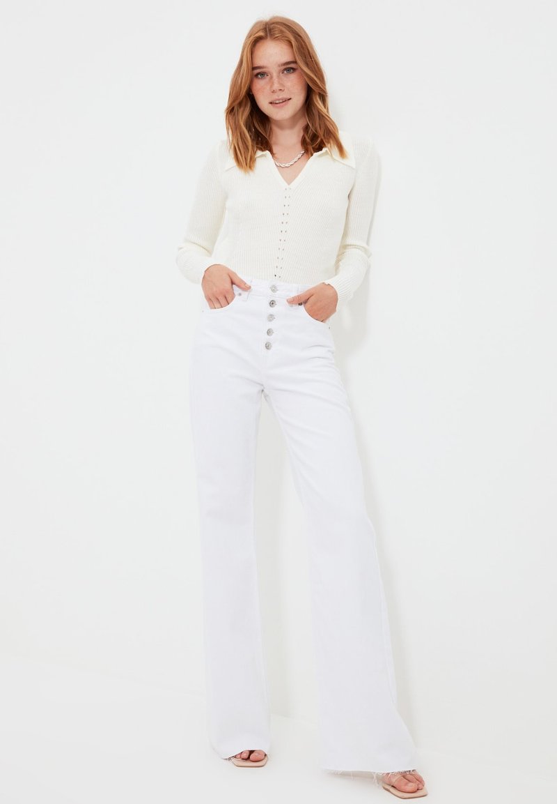 Damen Strickjacken | Trendyol Strickpullover cream/offwhite - EQ52996 Damen Strickjacken | Trendyol Strickpullover cream/offwhite - EQ52996