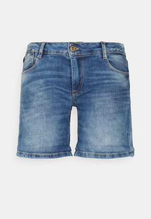 JANKA - Denim shorts - blue