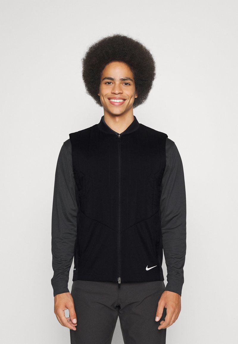 Nike Golf REPEL FULL ZIP VEST Weste black/white/schwarz Zalando.at