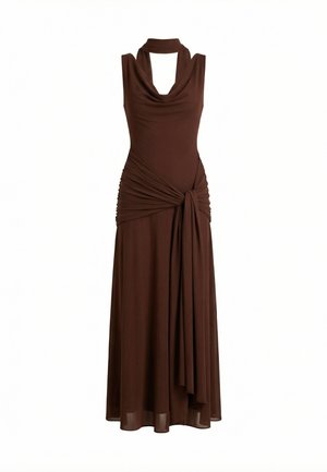 Forever New, VIVIANNE SCARF TIE DRESS - Maxi šaty - deep mahogany