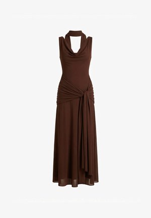 Forever New, VIVIANNE SCARF TIE DRESS - Robe longue - deep mahogany