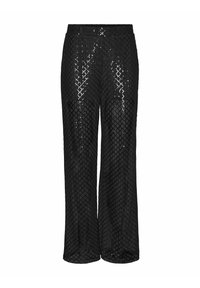 MIT WEITEM BEINSCHNITT VMSAFINA HOHE TAILLE - Kelnės - black