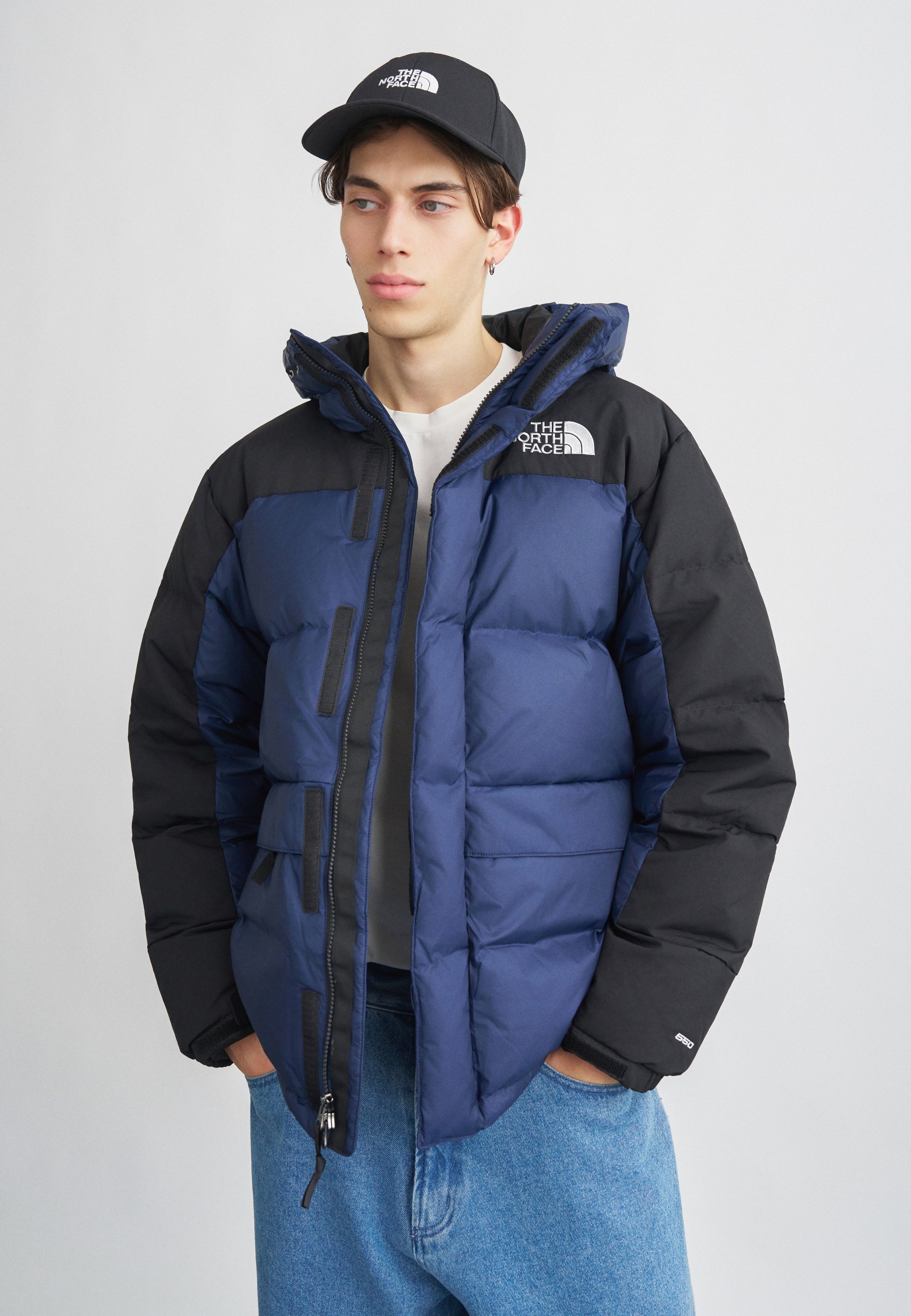 The North Face HMLYN PARKA - Down jacket - summit navy-tnf black