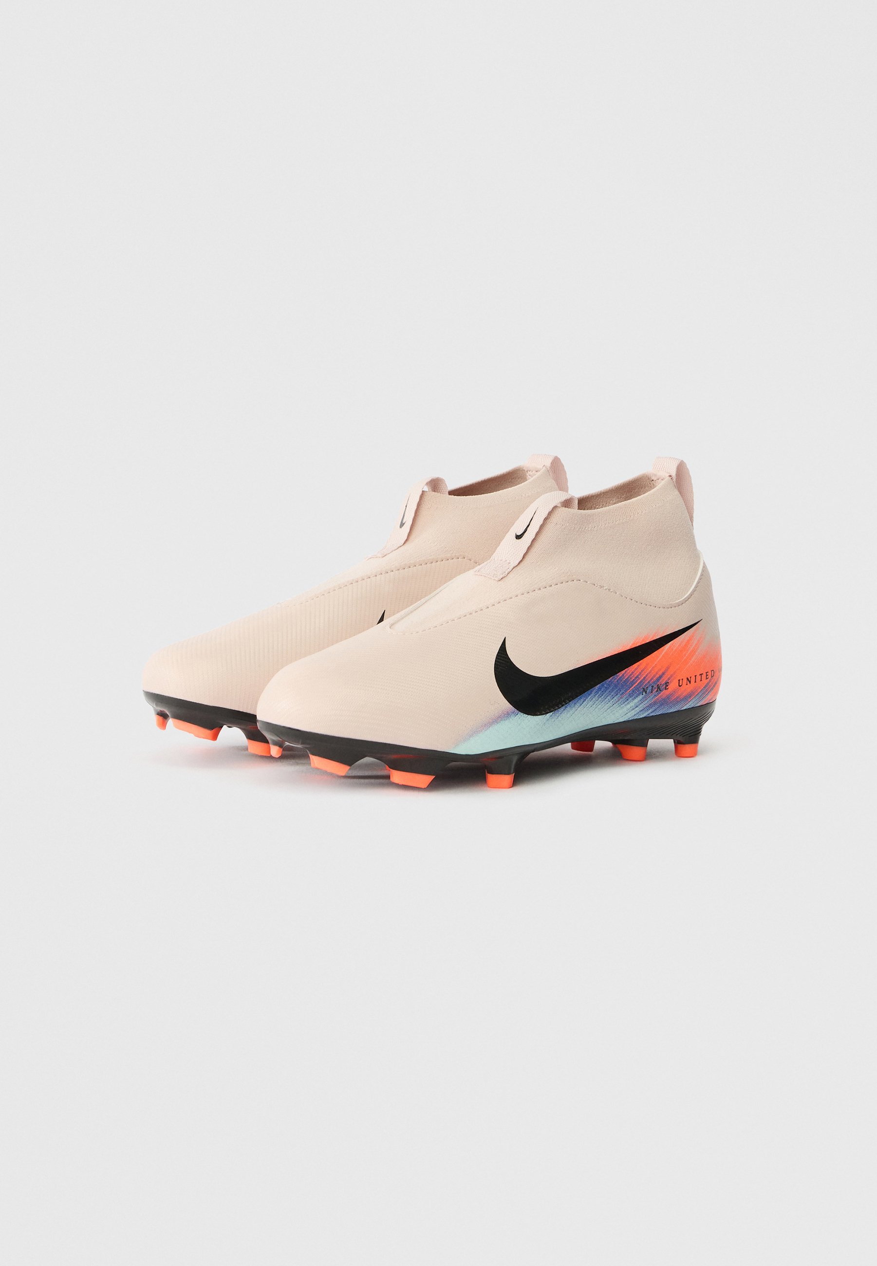 nike white and orange boots