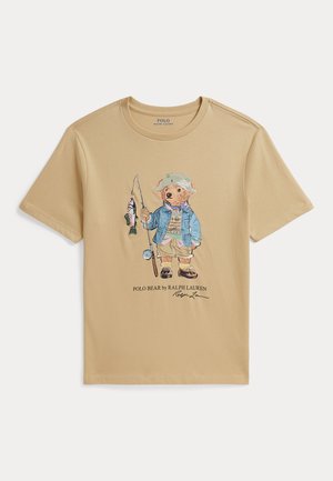 Polo Ralph Lauren, POLO BEAR COTTON JERSEY TEE 7-14Y - T-shirt imprimé - tallow cream