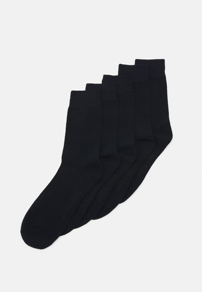Lavable 40°C Lot De 5 Chaussettes Jack & Jones En Bambou Noos Noir Confortables 485472