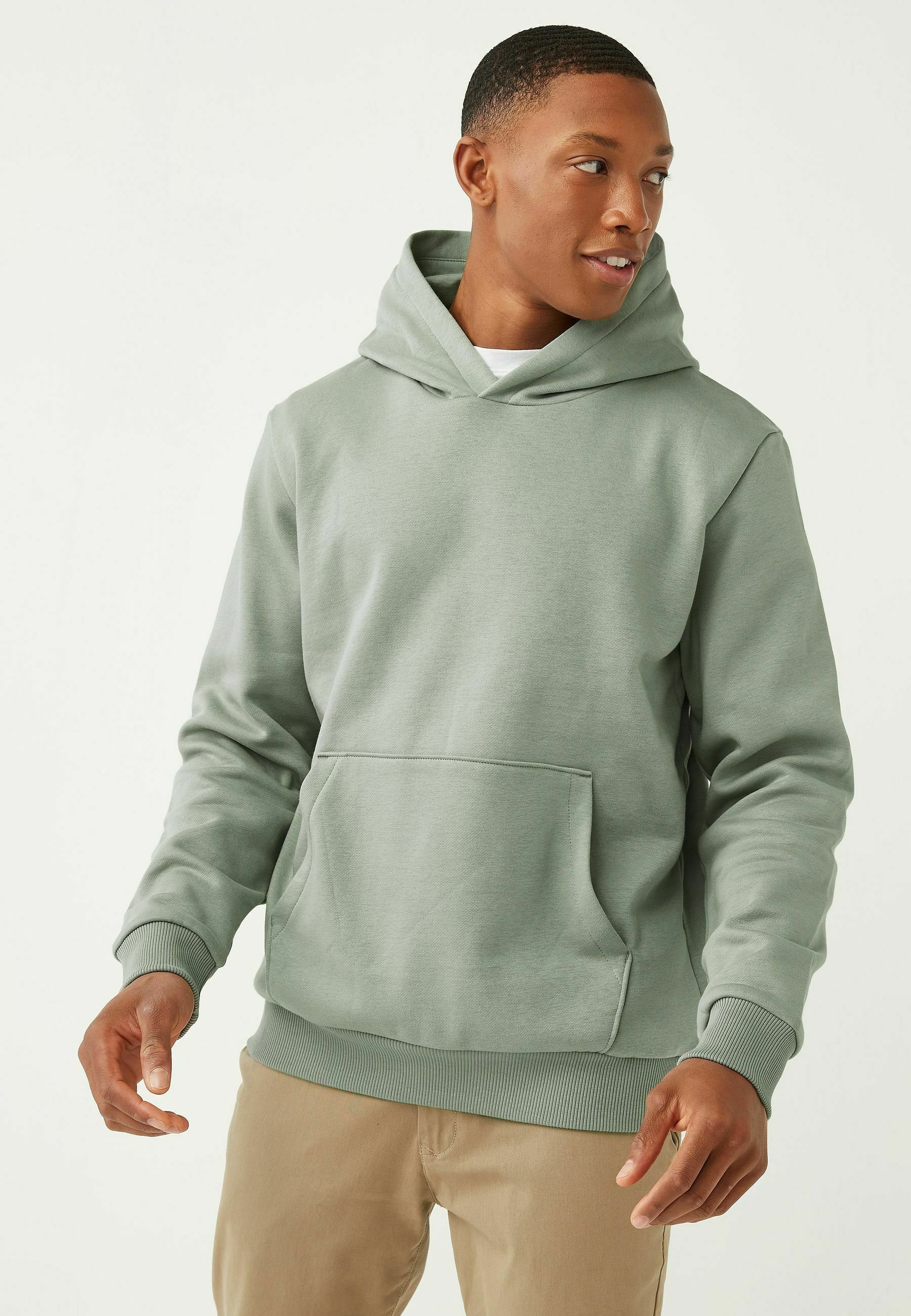 Next Hoodie - sage green cordless/groen - Zalando.nl