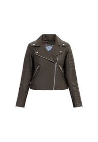 Leren jas - taupe