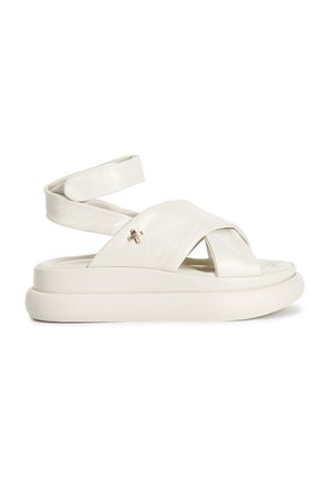 Platform sandals - beige