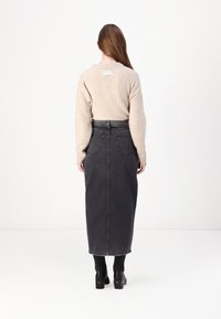 HUGO GATJE - Jeansskjørt - charcoal