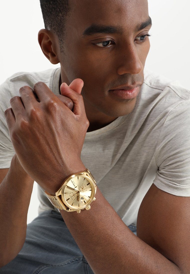Diesel MS9 CHRONO Montre à aiguilles gold-coloured/doré ZALANDO