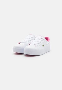 Lacoste ZIANE PLATFORM 224 - Αθλητικά παπούτσια - white/light pink