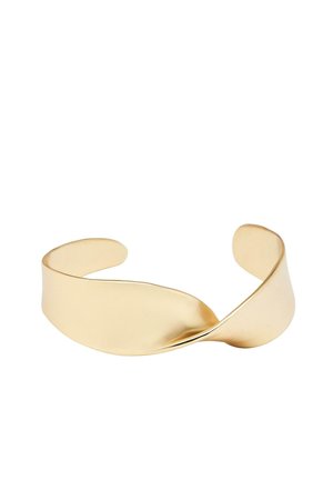 WIDE TEXTURED - Bracelet - gold-coloured