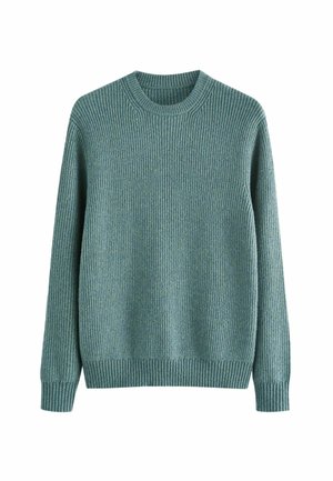 CREW NECK - REGULAR FIT - Strickpullover - teal blue