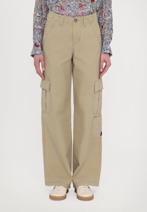 PARKY - Pantalones cargo - latte