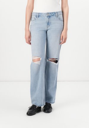 DESTROY NEWPORT - Jeans straight leg - light-blue denim
