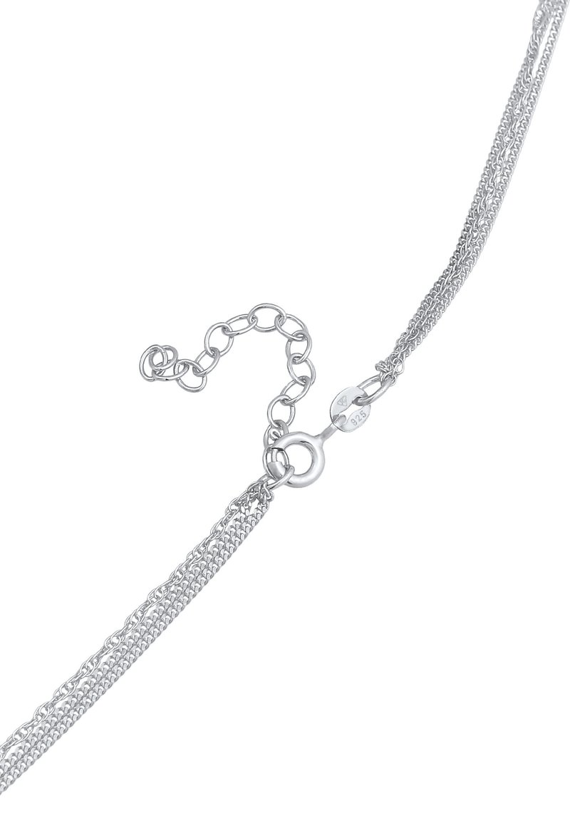 Damen Halsketten | Elli LAYER LOOK CIRCLE Halskette silber/silberfarben - HW01039 Damen Halsketten | Elli LAYER LOOK CIRCLE Halskette silber/silberfarben - HW01039