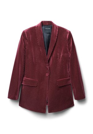 Calliope CINIGLIA EFFETTO LUMINESCENTE - Blazer - bordeaux chiaro