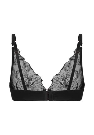 Hunkemöller, HUNKEMÖLLER NON-PADDED UNDERWIRED BRA ELLEN - Triangle bra - black