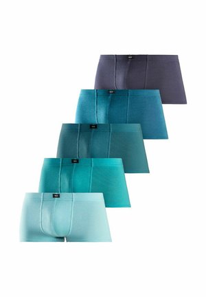 5 PACK - Kurze Boxershorts - blau   hellblau   navy   petrol   dunkelpetrol
