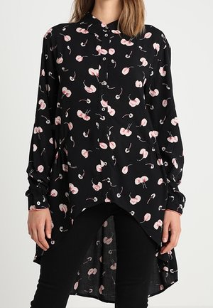 Button-down blouse - black