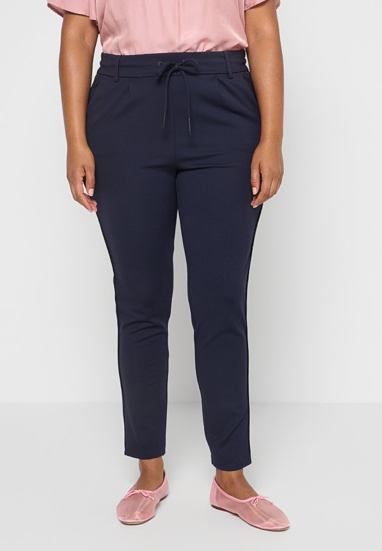 ONLY Carmakoma Broek donkerblauw