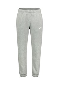 CLUB CUFF PANT - Tracksuit bottoms - dk grey heather lt smoke grey white